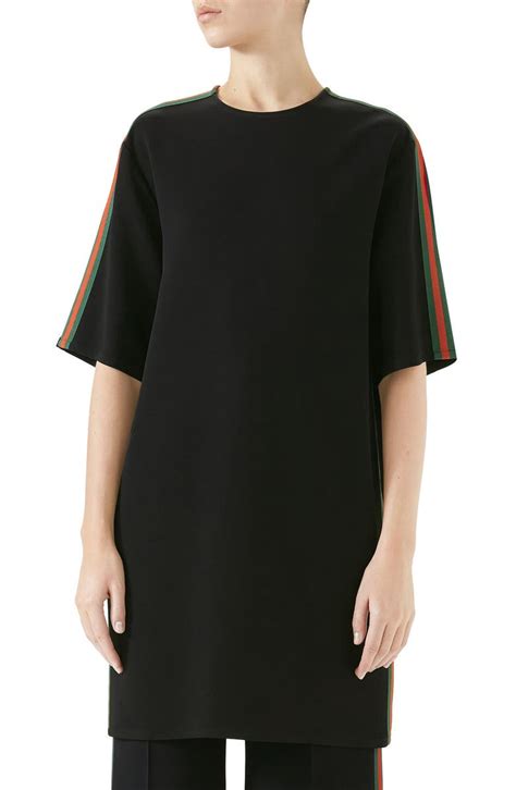 gucci side stripe dress|gucci dresses women.